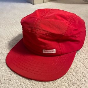 Topo Designs Red Nylon Camp Hat